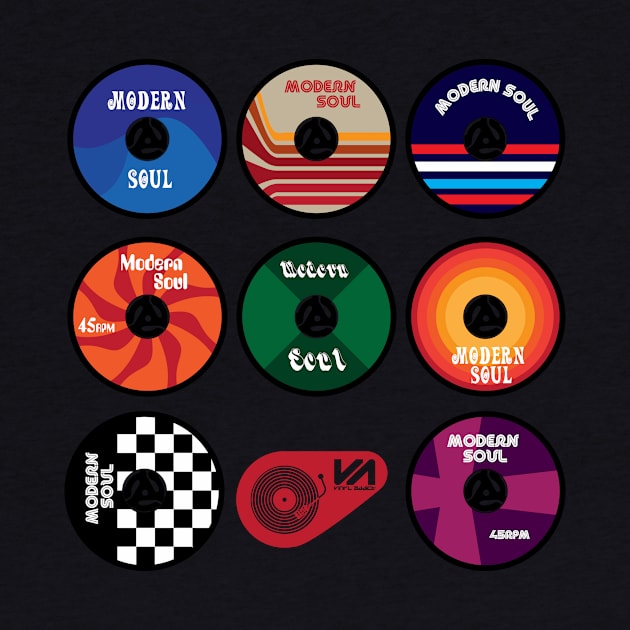 Modern Soul 45's by modernistdesign